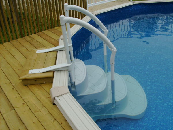 Radiant Pools, Above Ground Pool Stairs Canada